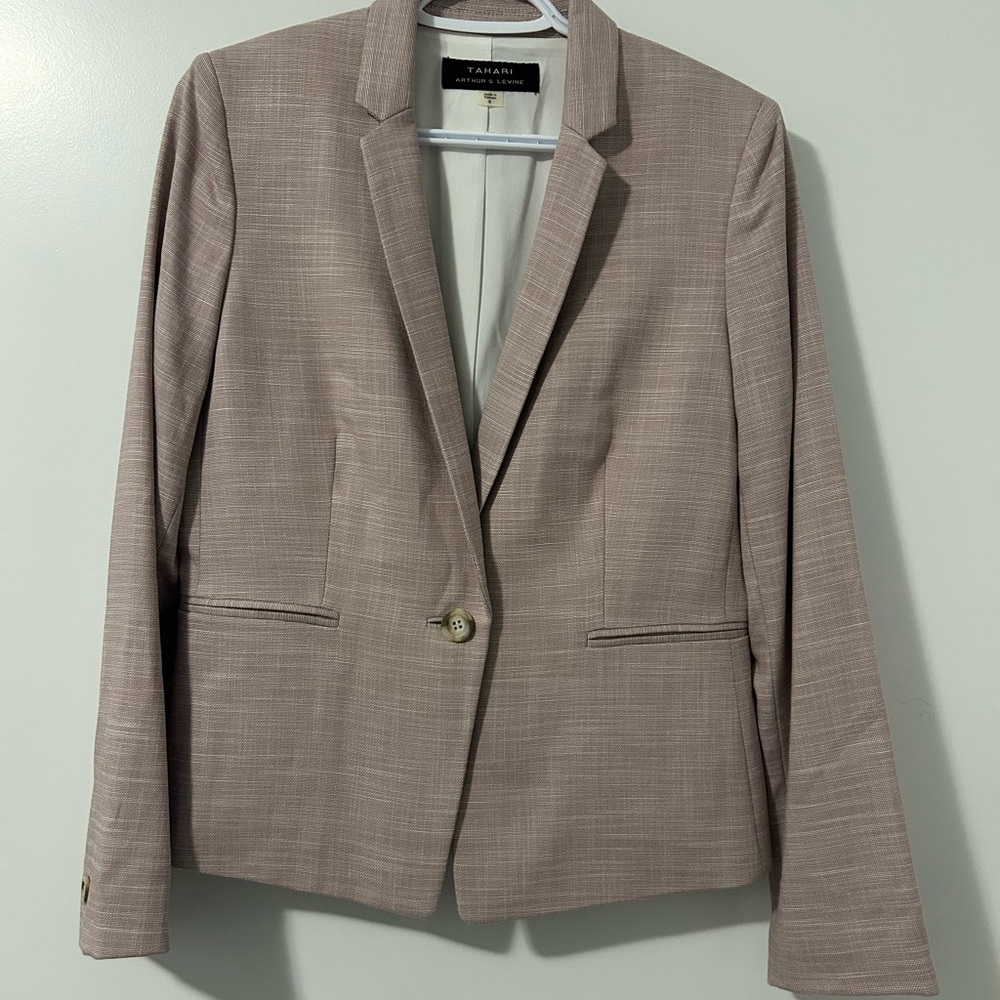 Tahari Dusty Rose Blazer